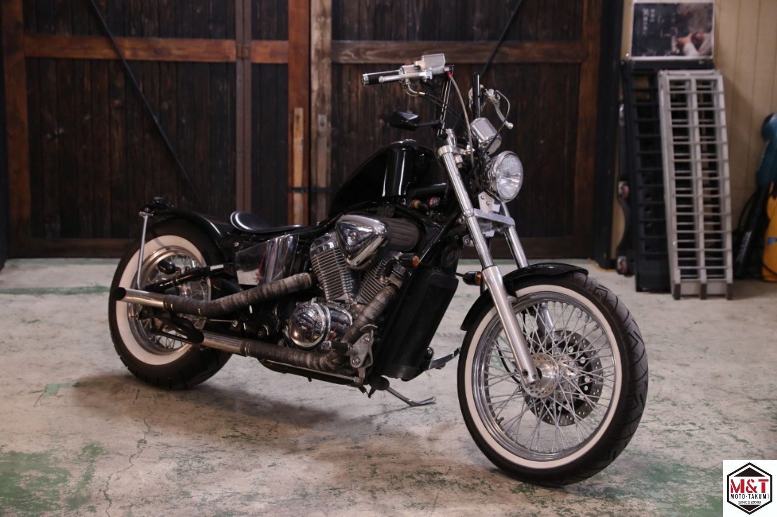 即納品 T-52B 7L 黒塗装 ホンダ スティード HONDA STEED 400&600 &VLS