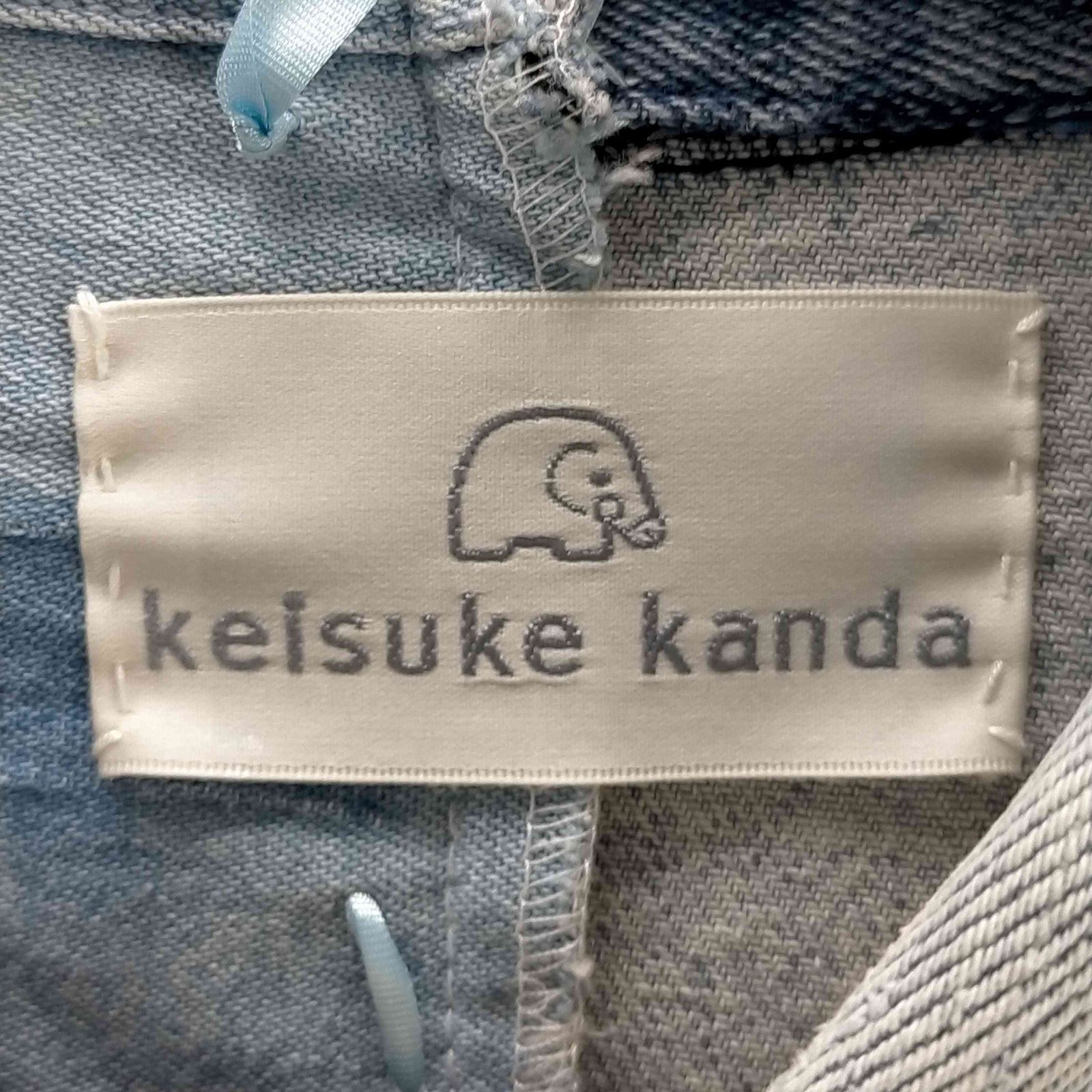 ケイスケカンダ keisuke kanda リボンまみれのダンガリー レディース 