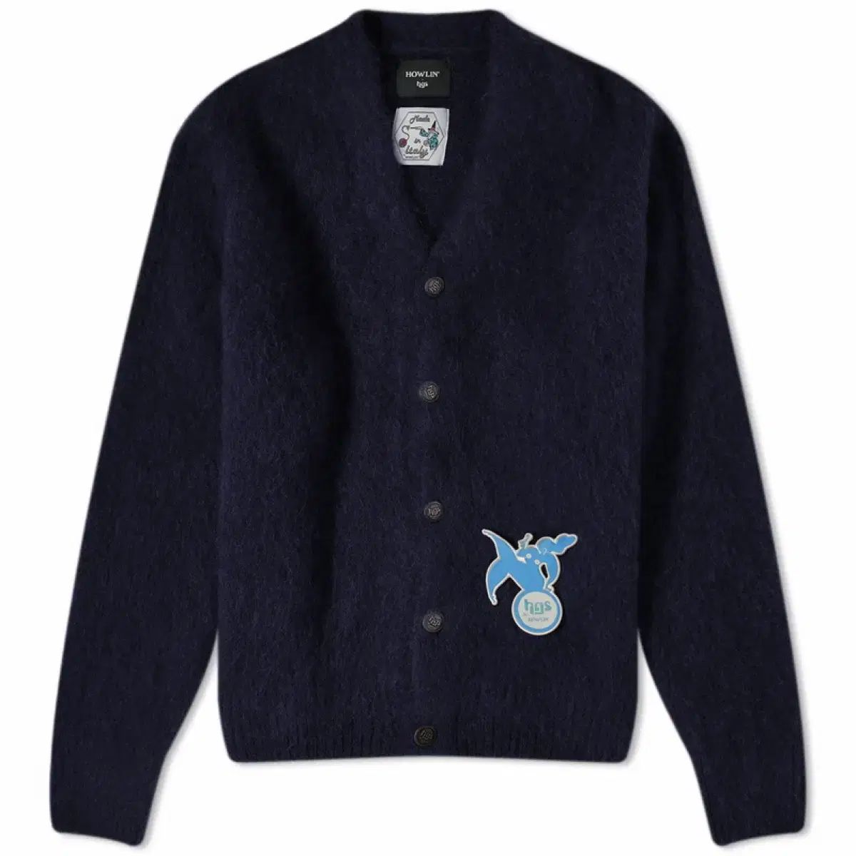 HOWLIN' モヘアカーディガン　ブラック Howlin' Flower Cardigan Black – Neighbour