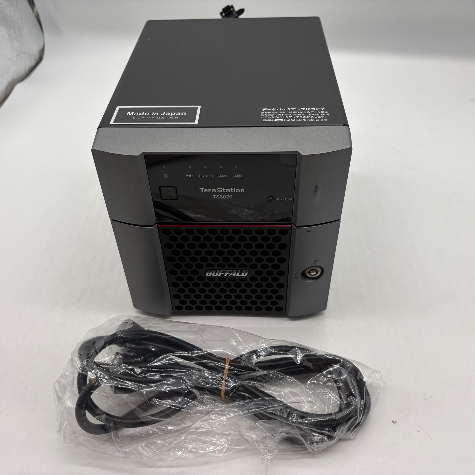 NO2296 バッファロー TS3220DN0802 TeraStation TS3220DNシリーズ 2ベイデスクトップNAS 8TB