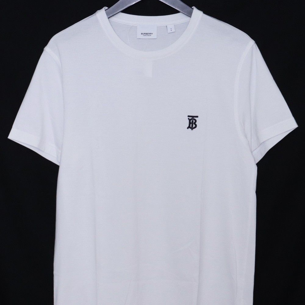 BURBERRY TBロゴ コットンTシャツ Sサイズ ホワイト 8014021 71Q 
