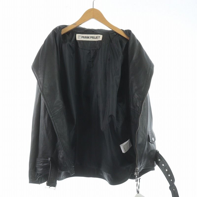 プランク プロジェクト PRANK PROJECT シープレザーバイカージャケット