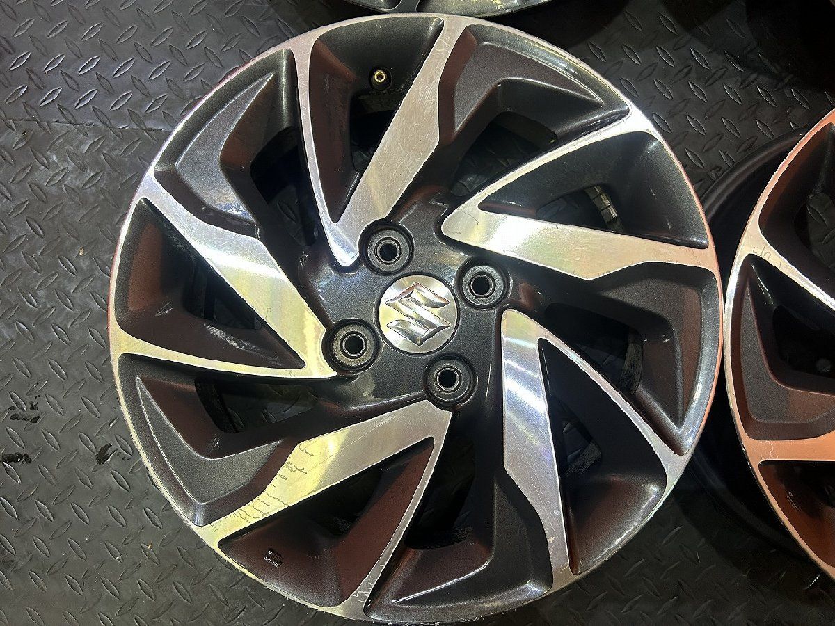 スズキ スペーシア カスタム 純正ホイール 15インチ 4本 4.5J4HPCD100+