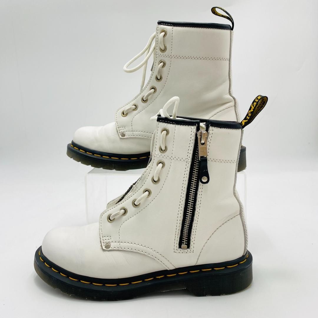 Dr.Martens ドクターマーチン 1460 TWIN ZIP UK5 24cm ホワイト 白 極