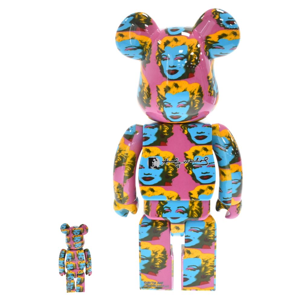 MEDICOM TOY - 数量限定 アンディ・ウォーホル 100%ベアブリック2種セット/未使用 Amazon.co.jp: Medicom Andy Warhol Brillo 100% & 400% Be