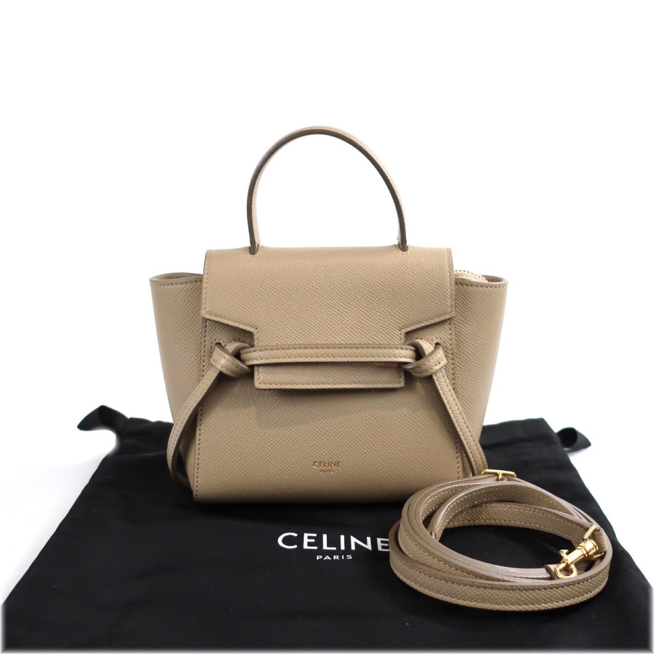 極美品】CELINE セリーヌ ピコ ベルトバッグ 2WAY ショルダーバッグ - メルカリ