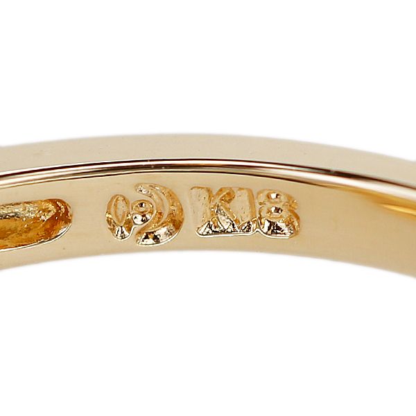 タサキ 田崎真珠 アコヤ真珠 リング ダイヤモンド K18イエローゴールド  