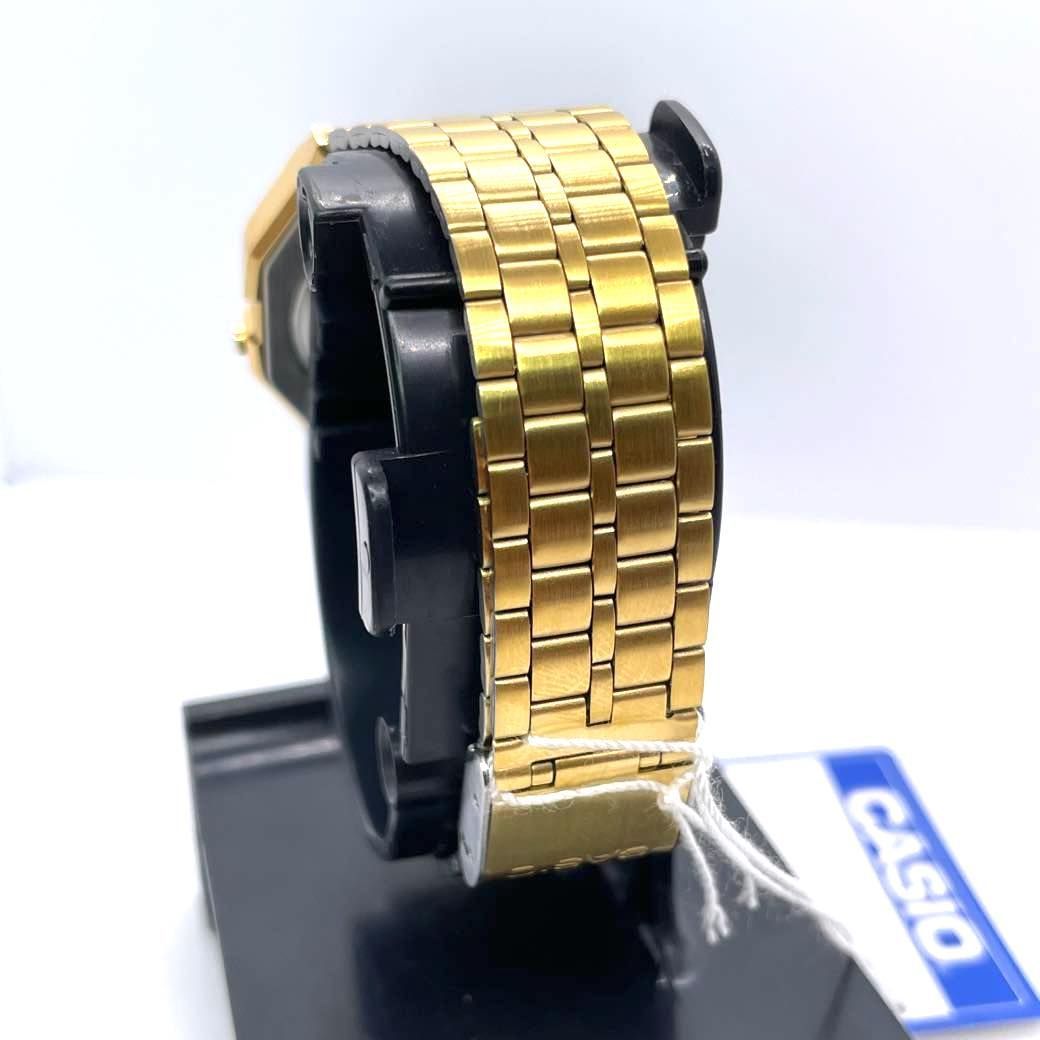 CASIO デジタル腕時計 ゴールド ユニセックス 新品未使用 A