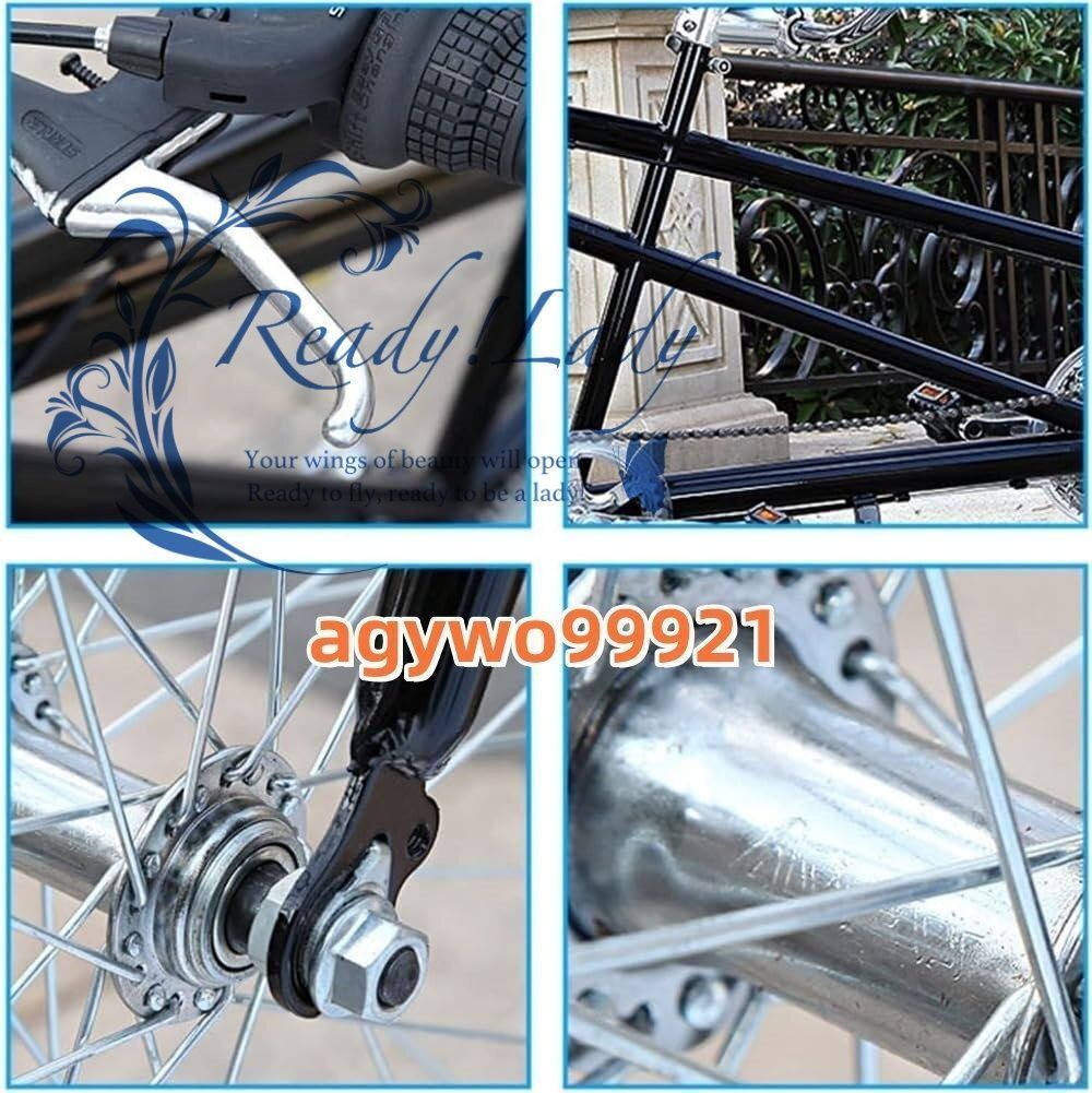 らふ ユニバーサルタンデム自転車、高炭素鋼フレーム可変速自転車、レジャー