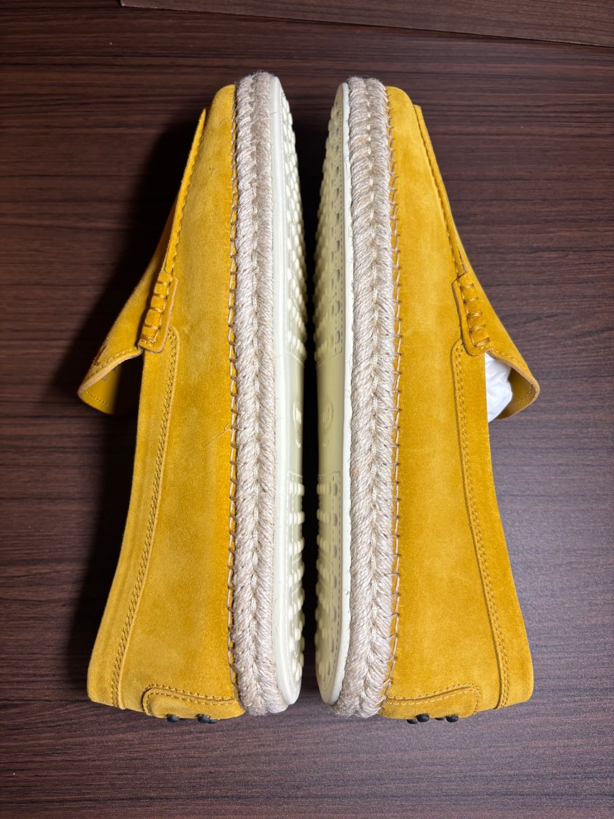 トッズ ドライビングシューズ イエロー 未使用品 size29.5㎝