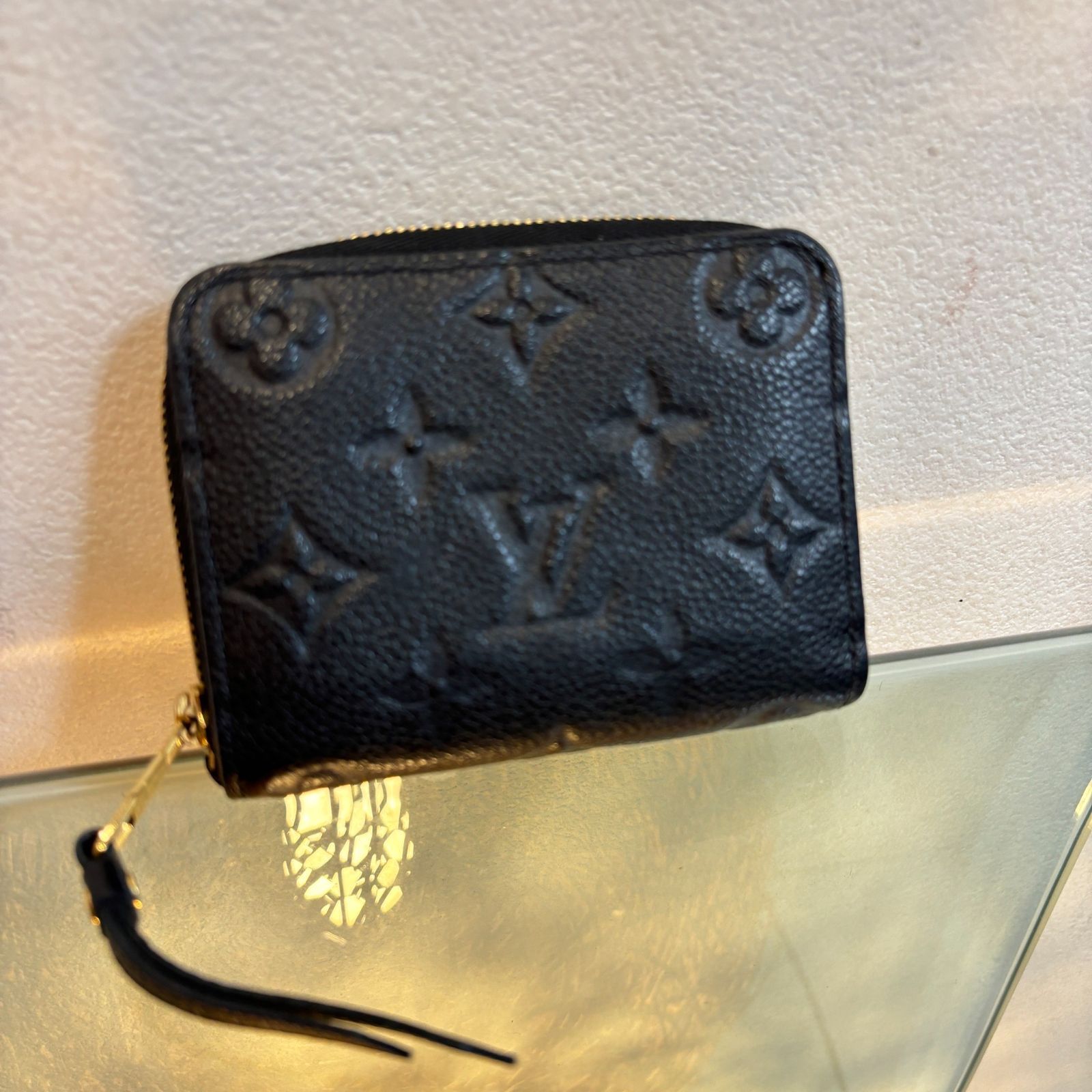 ΩNA472 綺麗！ LOUIS VUITTON ルイヴィトン コインケース アンプラント ジッピー ブラック系 M60574