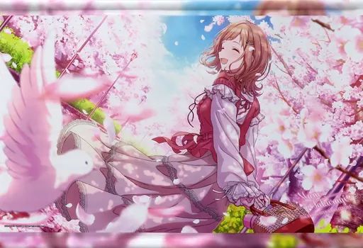 中古】タペストリー(大型) 櫻木真乃(花風Smiley) B2タペストリー 