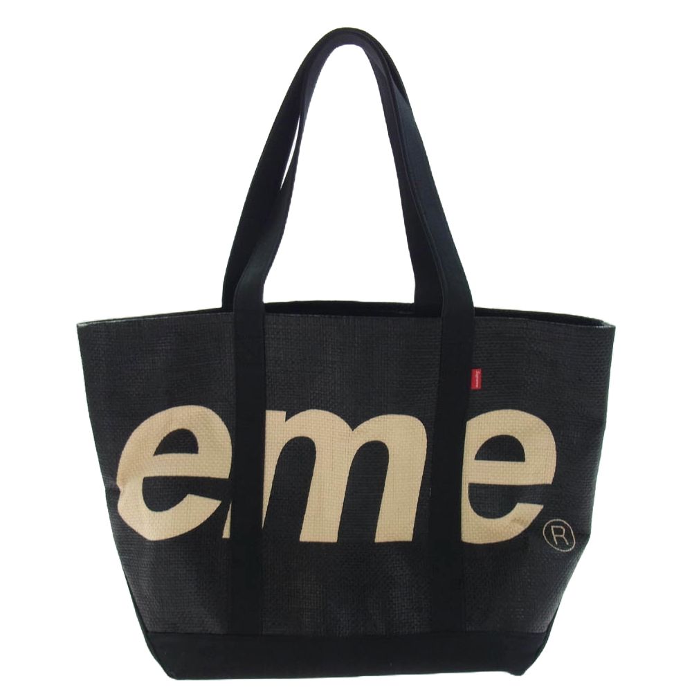 Supreme シュプリーム 20SS Raffia Tote ロゴ ラフィア トート