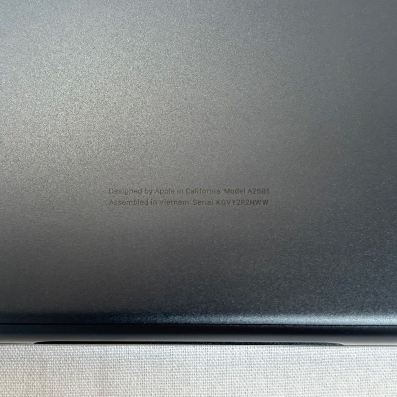 保証あり MacBook|Air|M2|2025年モデル|16GB|256GB|充放電6回|バッテリー100％|日本語キーボード|スペースグレイ|No.458