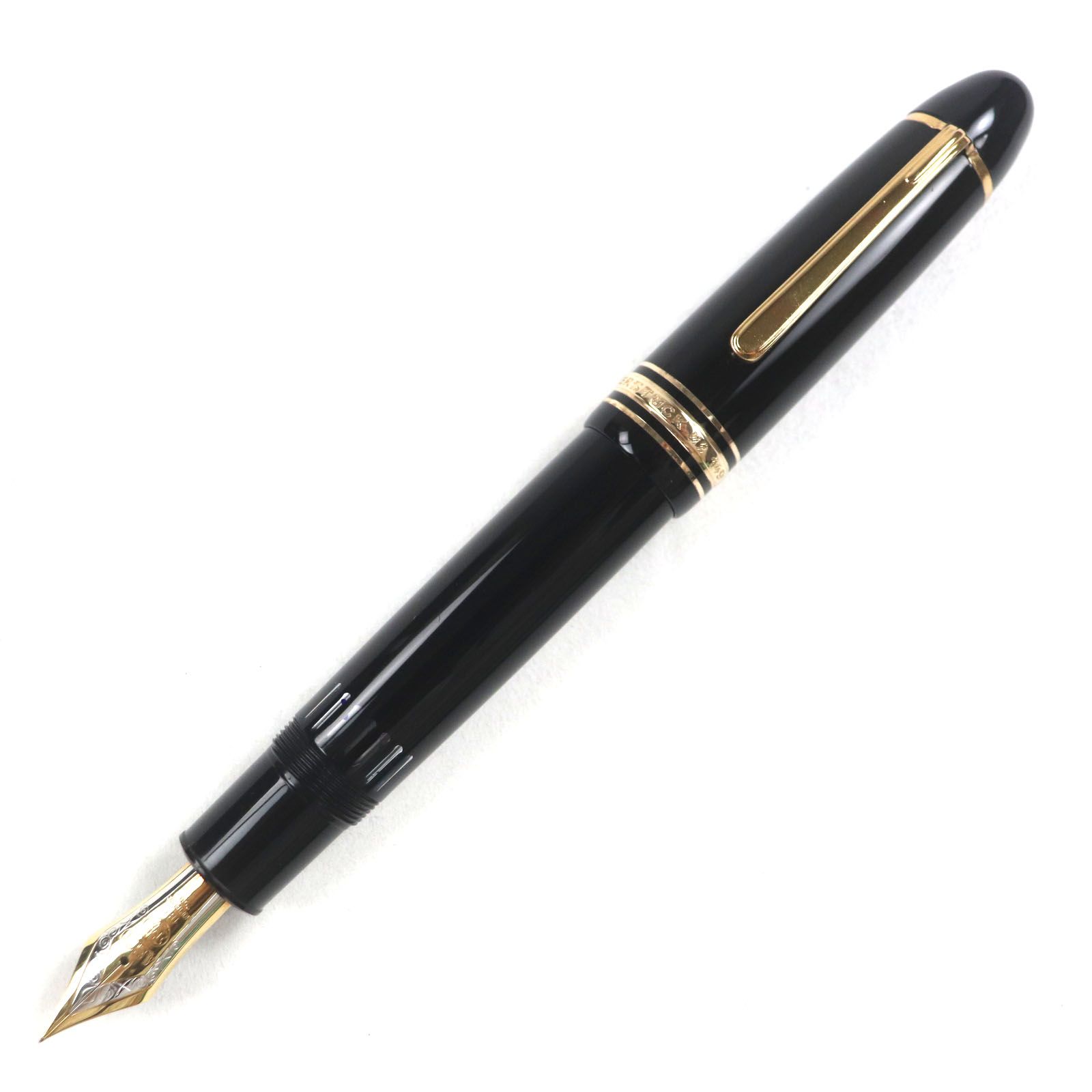 MONTBLANC モンブラン マイスターシュテュック 149 ペン先18K EFニブ 万年筆 ブラック ゴールド ケース付き ドイツ製 メンズ