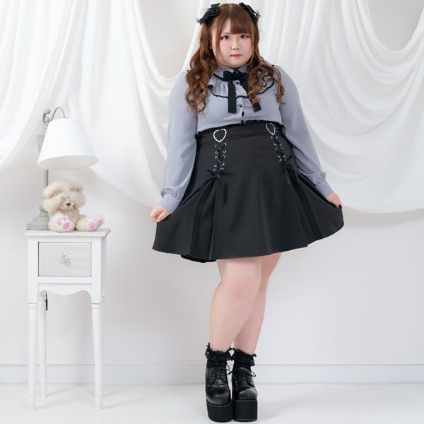 夢展望 スカート DearMyWhip STEPUP対象】【送料無料】ハートいっぱいデザインスカート