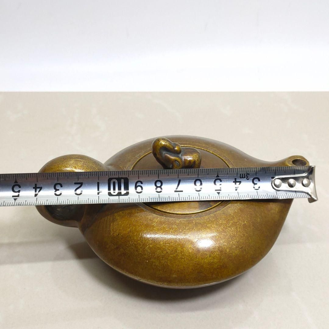 銅器 茶壺 吉象茶壺 墨壺 水滴壺 装飾品 工芸品 置物 銅器 茶壺 吉象茶壺 墨壺 水滴壺 装飾品 工芸品 置物 - メルカリ