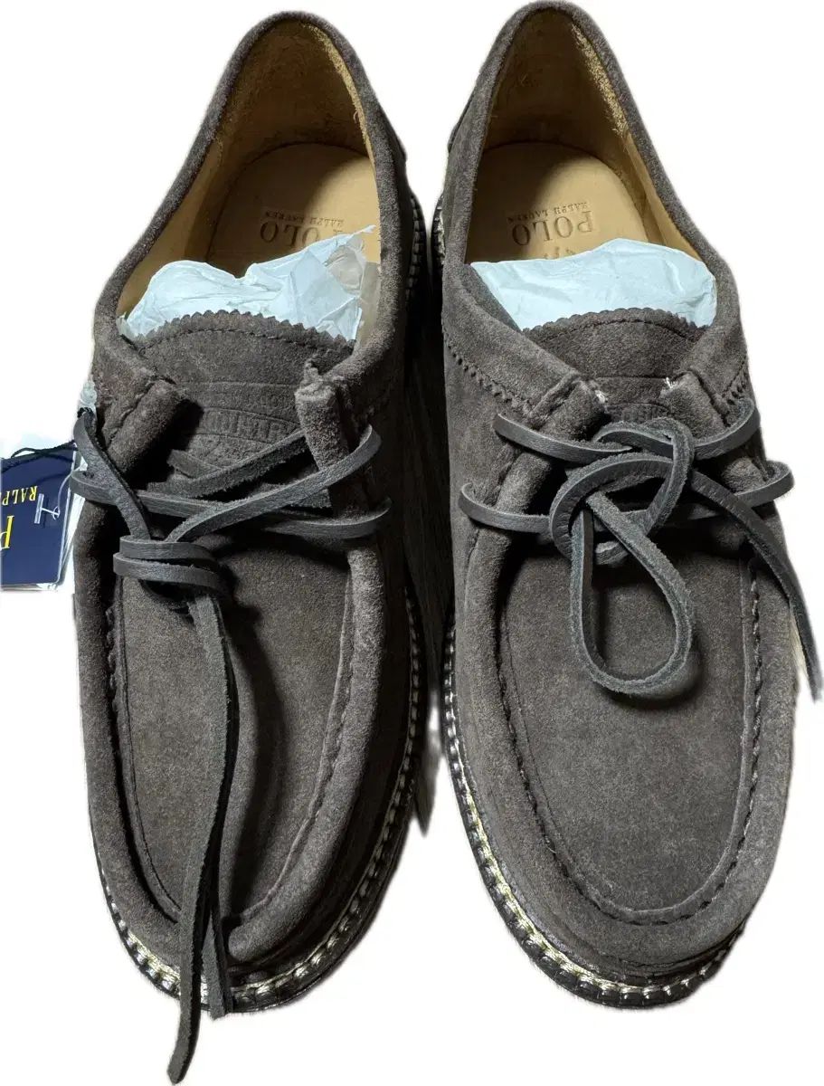 シンプルコーデ polo ポロ ラルフ ローレン カジュアル スエード シューズ ポロ 靴 ダーク ブラウン 7 サイズ 【最低価格】