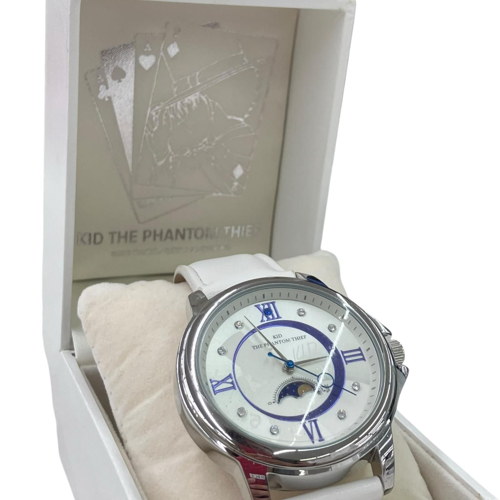 怪盗キッド腕時計 名探偵コナン 怪盗キッド 腕時計 シルバーフェイス