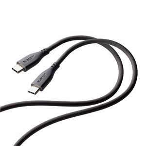 【5個セット】 エレコム なめらかUSB Type-Cケーブル(非認証品、C-C