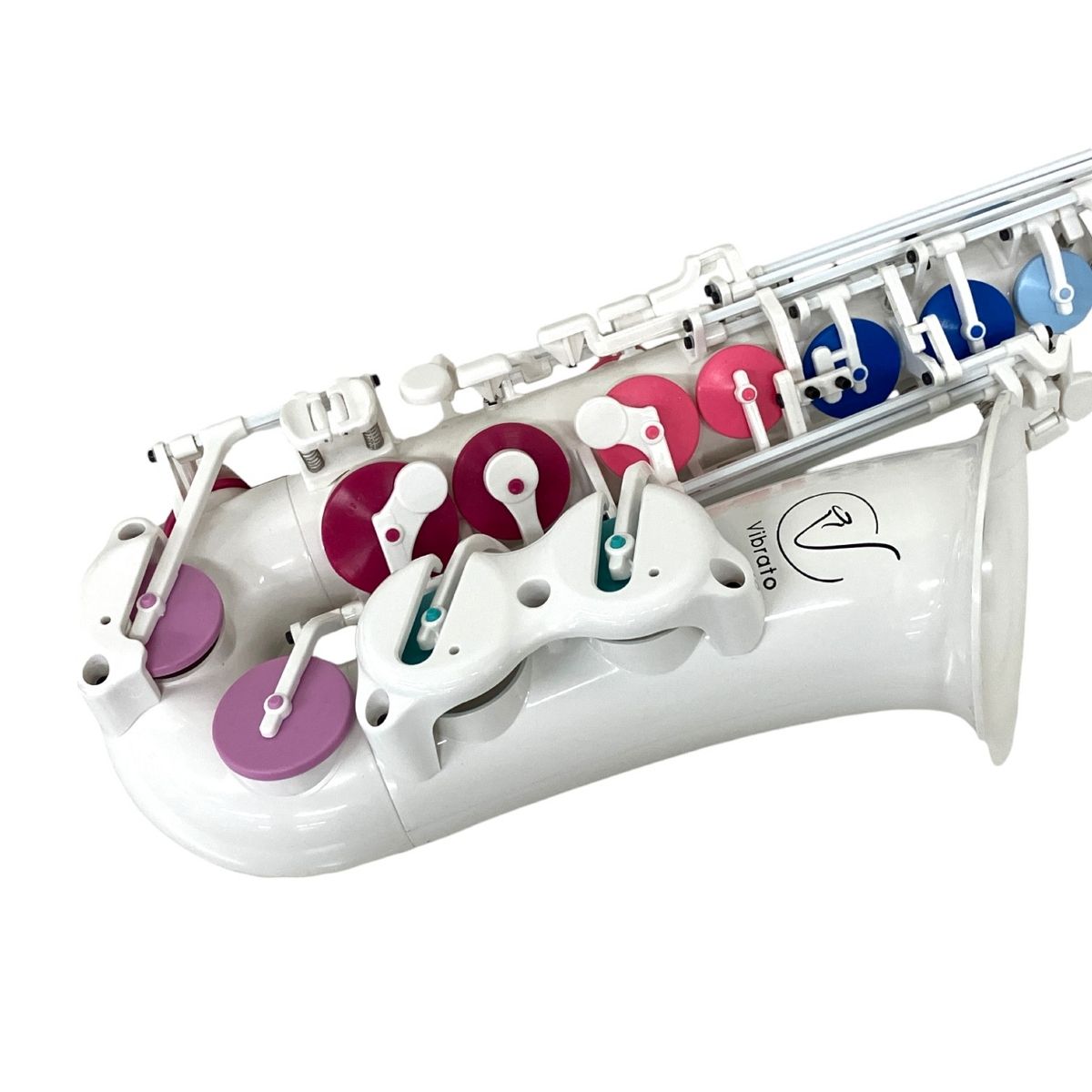 Vibrato サックス SAX プラスチック製 ホワイト 白 カラフル ヴァイブラート 楽器 ジャンク T9194658 - メルカリ