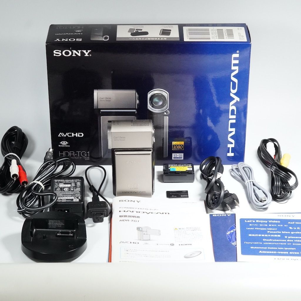 SONY ソニー ハンディカム HANDYCAM HDR-TG1 箱付 シルバー 【公式通販】