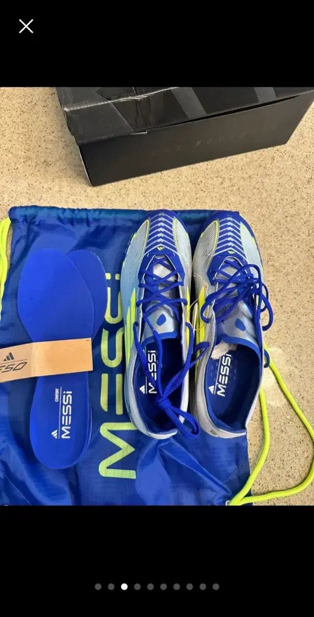 adidas アディダス F50 メッシ サッカーシューズ 265mm