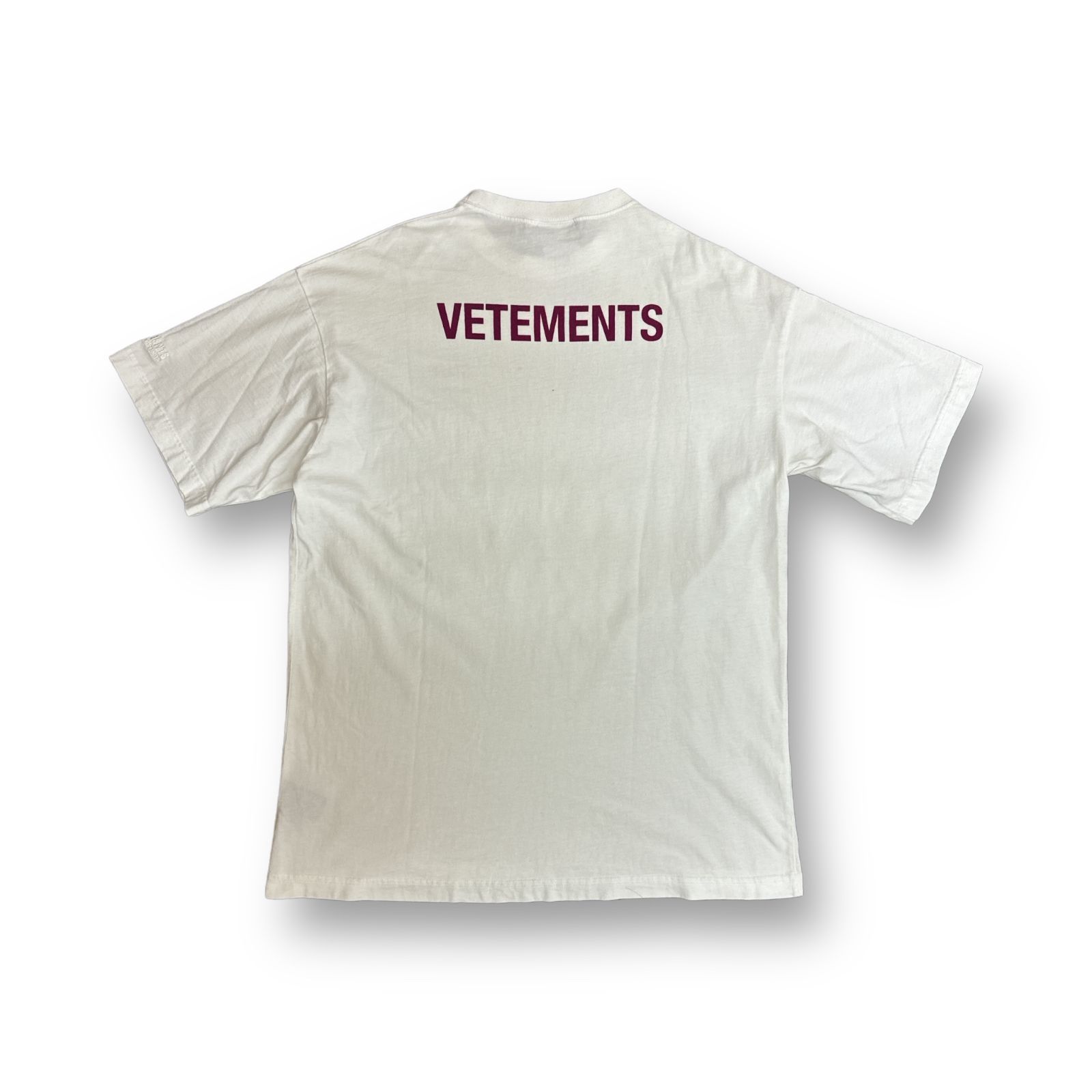 VETEMENTS(ヴェトモン) 18SS STAFF TEE Tシャツ 正規品】VETEMENTS ヴェトモン STAFF スタッフ Tシャツ S - メルカリ