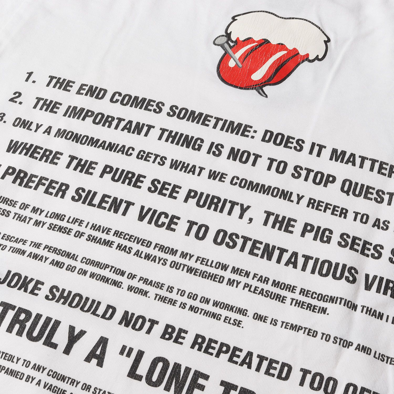 NUMBER (N)INE ナンバーナイン Tシャツ ホワイト 白 サイズ:3