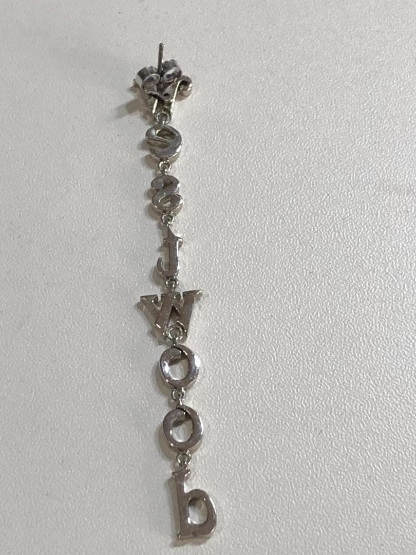 029080 vivienne westwood ロゴ ピアス 片耳 シングル ヴィヴィアンウエストウッド WWW_SHINETEETH_COM