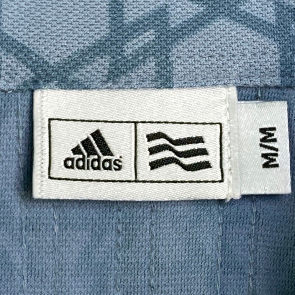 サイズ：M/M ADIDAS GOLF アディダスゴルフ 半袖ポロシャツ 総柄 