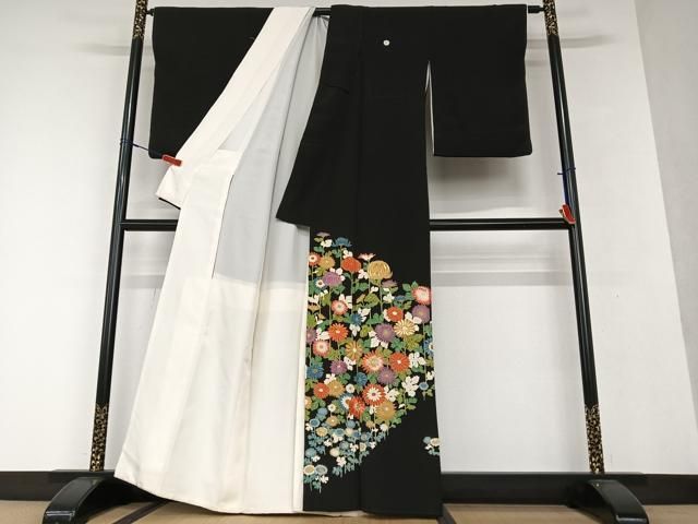 記念感謝祭【仕立無料】特撰更紗華文王朝図☆京友禅伝統工芸手描き、本