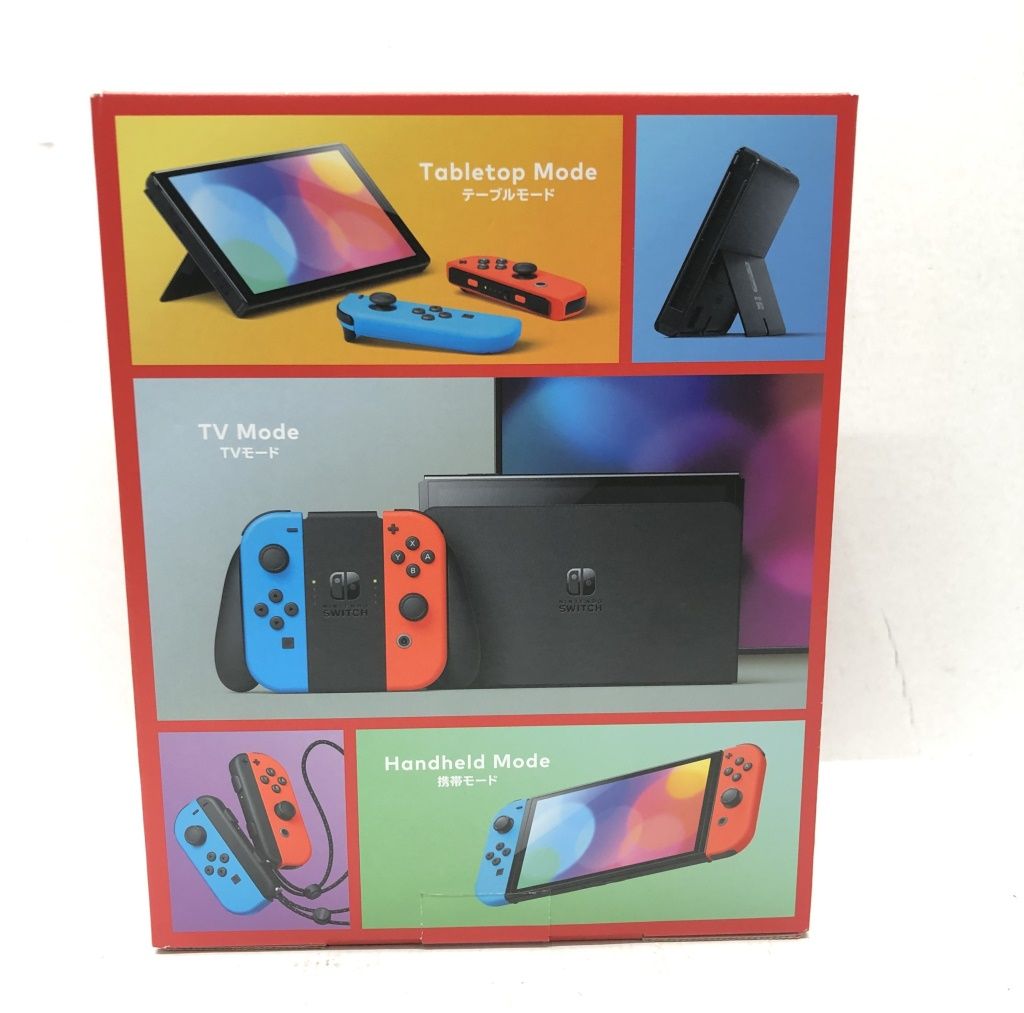 [美品]Nintendo Switch本体+ジョイコン Nintendo Switch 本体 ネオンピンク・グリーンジョイコン付き