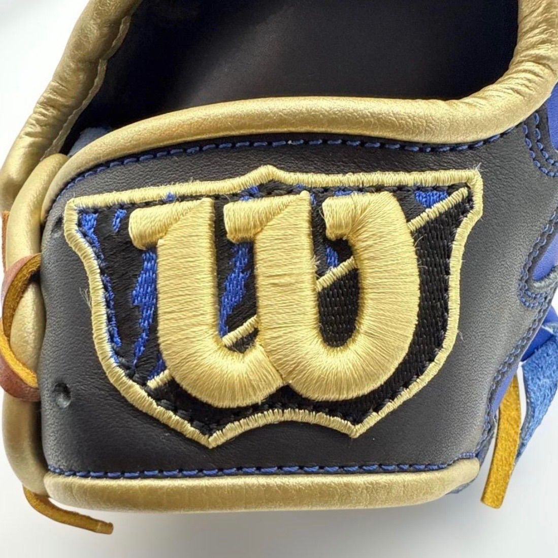 外野手用青×黒 ゴールドロゴ