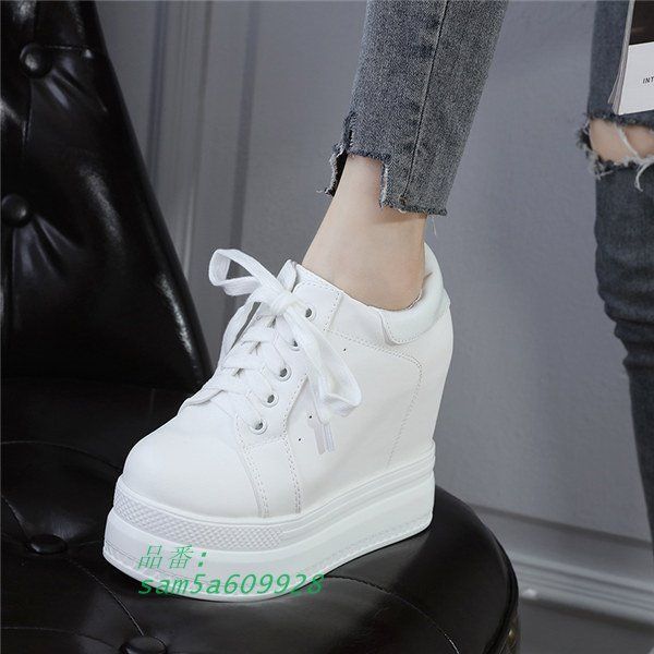 韓国 カジュアルレースアップ