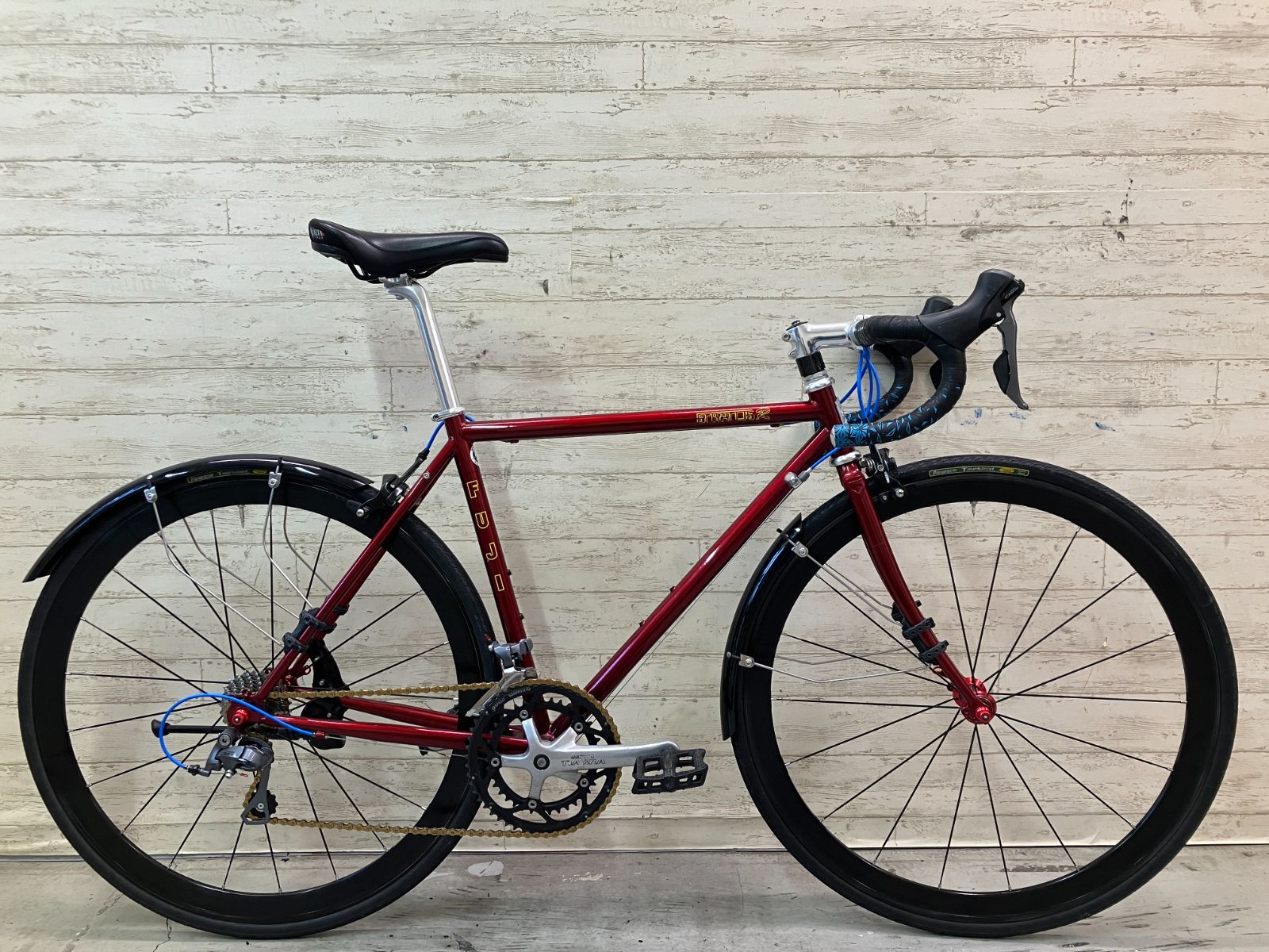 ☆ 美品!! FUJI STRATOS R CUSTOM size:XS 2×8s 16段変速 フジ 