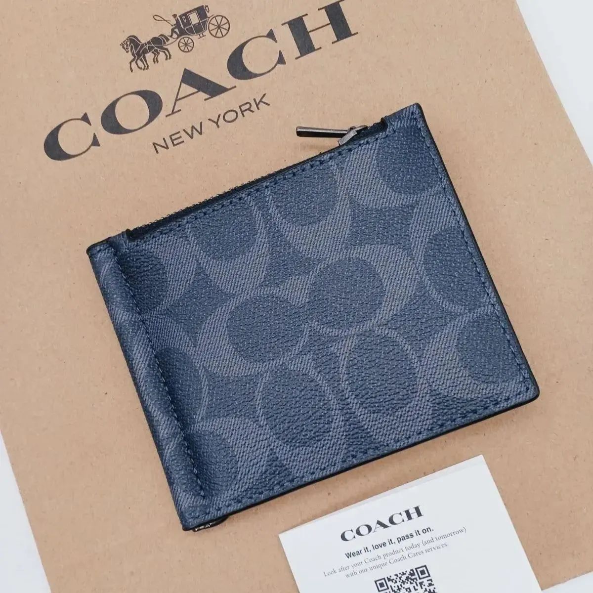 COACH マネークリップ 折り財布 ジップ メンズ商品 - punahele - メルカリ