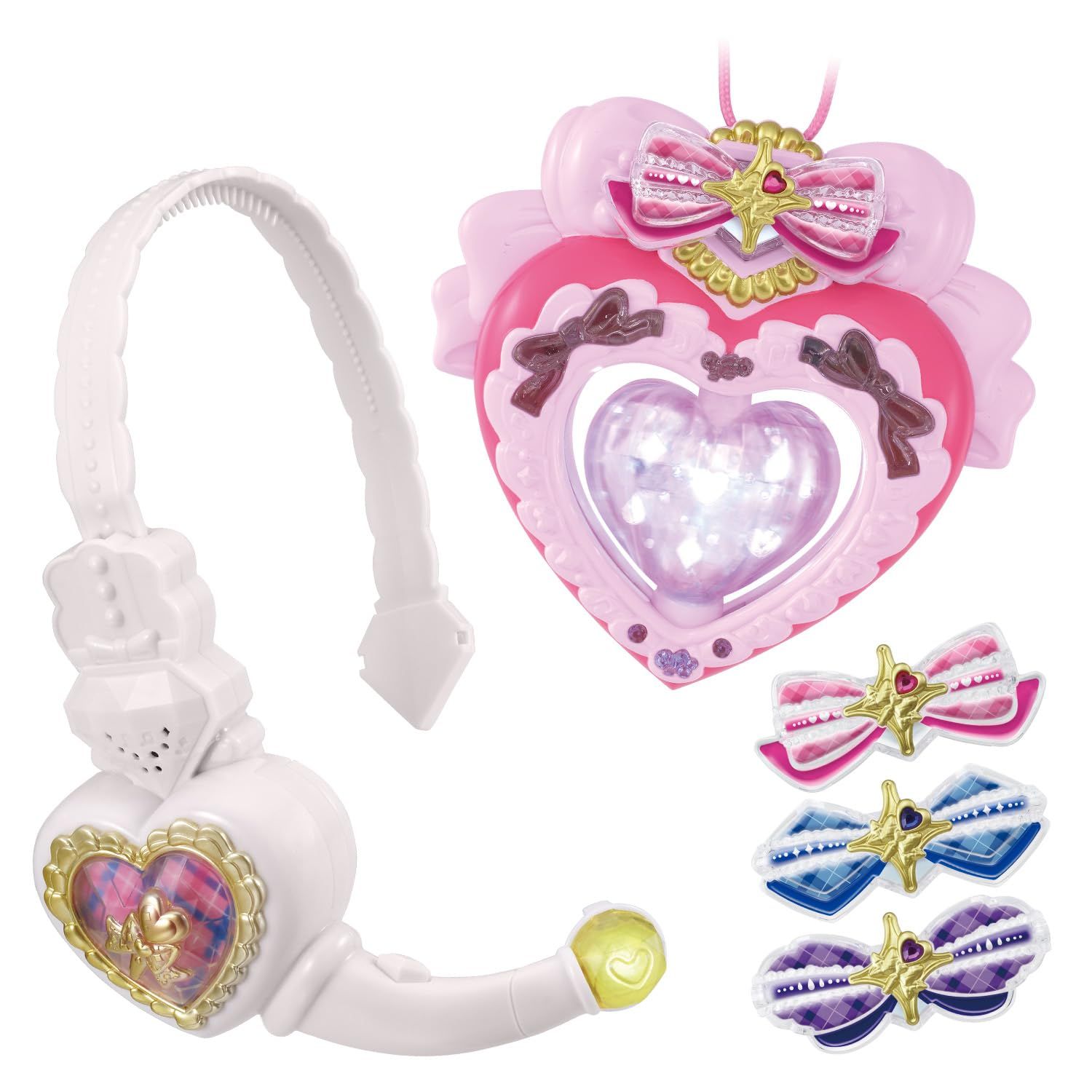 バンダイ BANDAI キミとアイドルプリキュア♪ キミとアイドルプリキュア♪アイドルハートブローチ-アイドルハートインカムセット 特典無し アイドルハートインカムセット