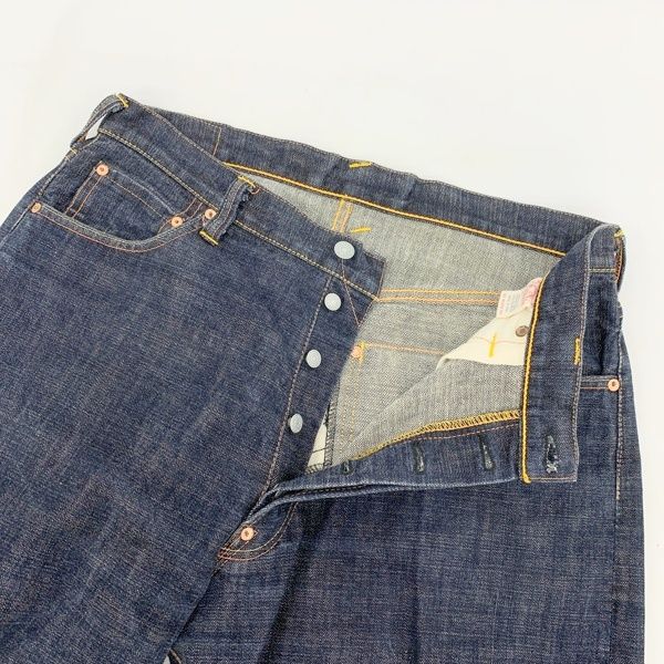 EVISU 2001 着物柄 和柄 大黒 ビッグカモメ デニムパンツ