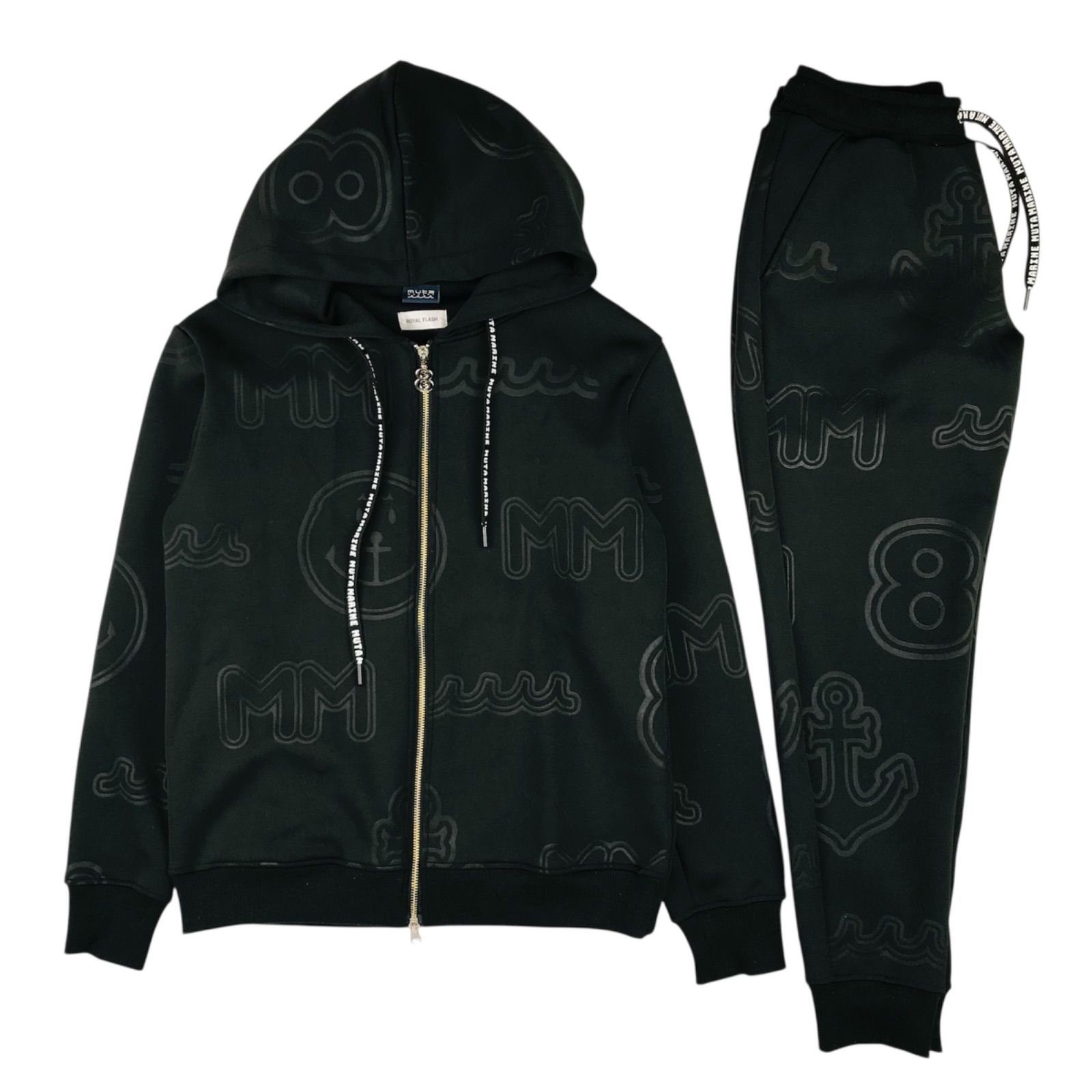 美品☆muta MARINE・ムータマリン ROYAL FLASH 別注 メンズ エンボス