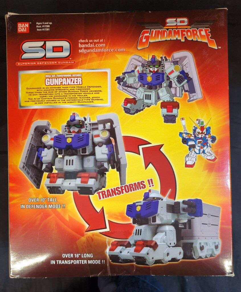 バンダイUSA SDフレクション SDガンダムフォース ガンパンツァー