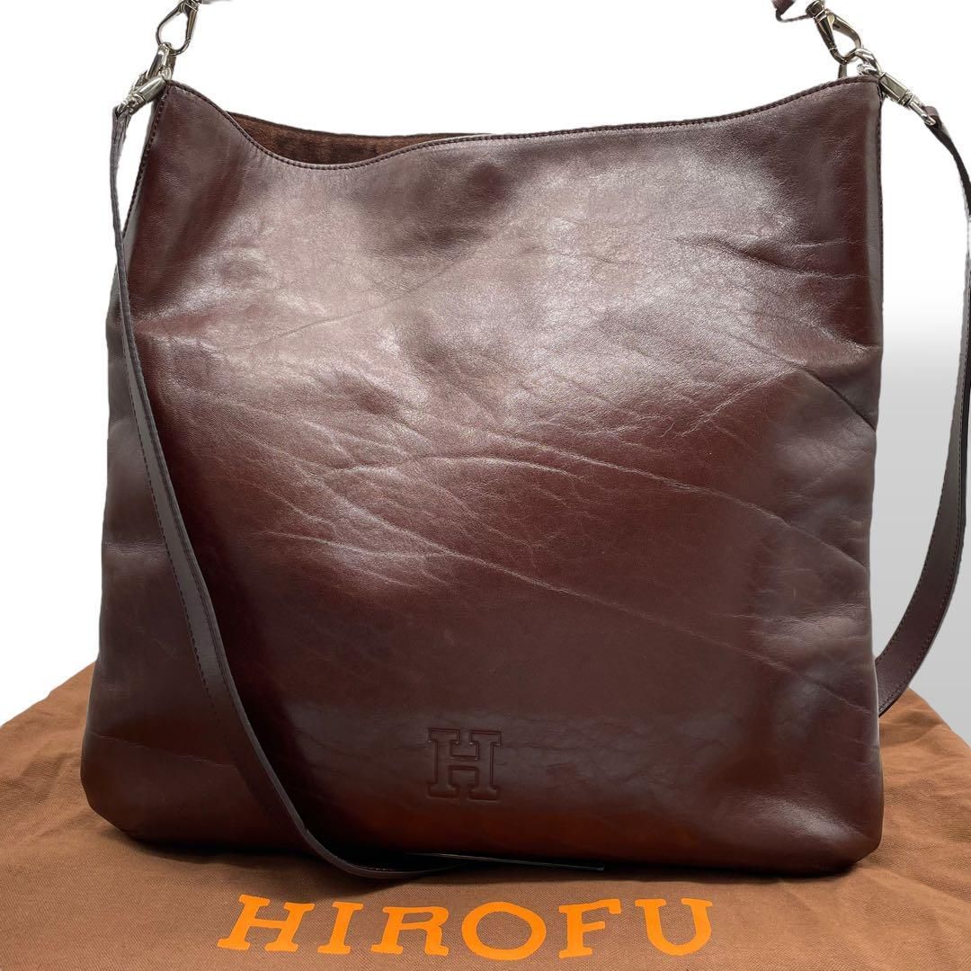 HIROFU ヒロフ ２way ハンドバッグ ショルダーバッグ 大容量