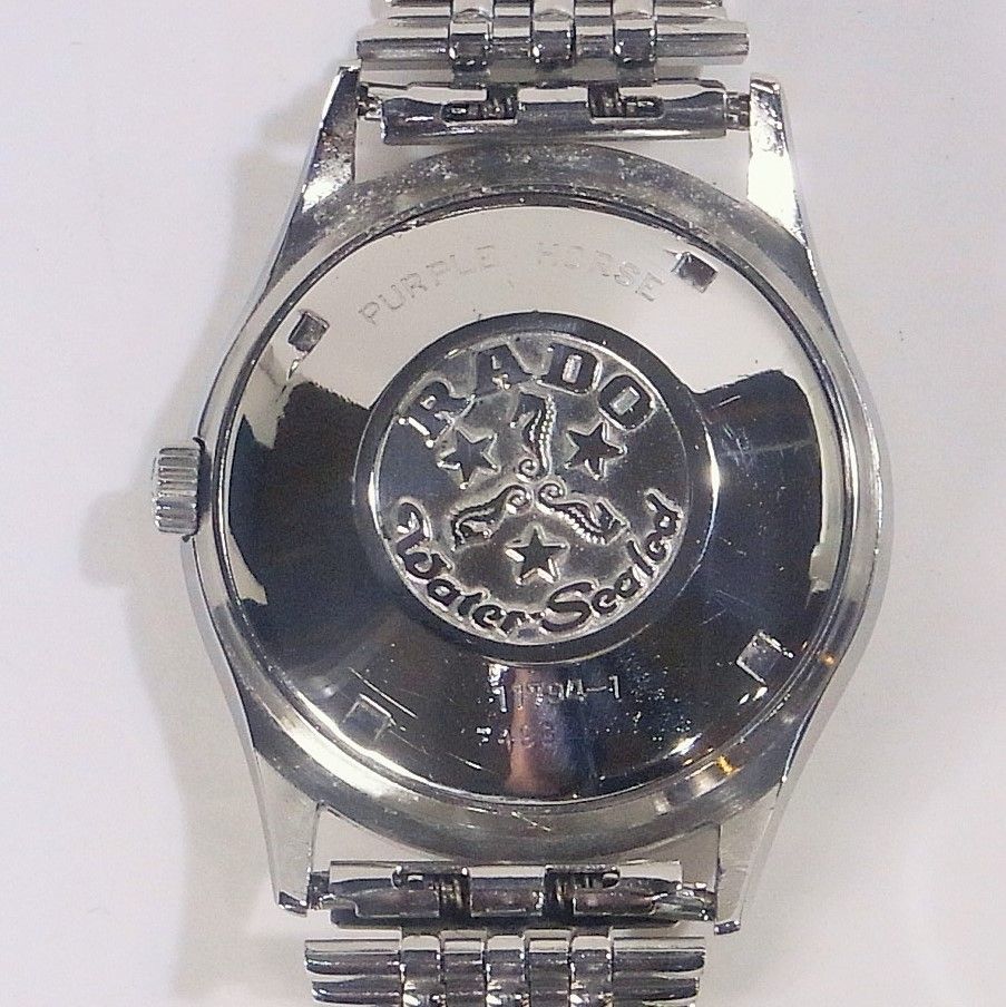 美品 稼働品 RADO ラド― パープルホース 腕時計 自動巻き アンティーク  
