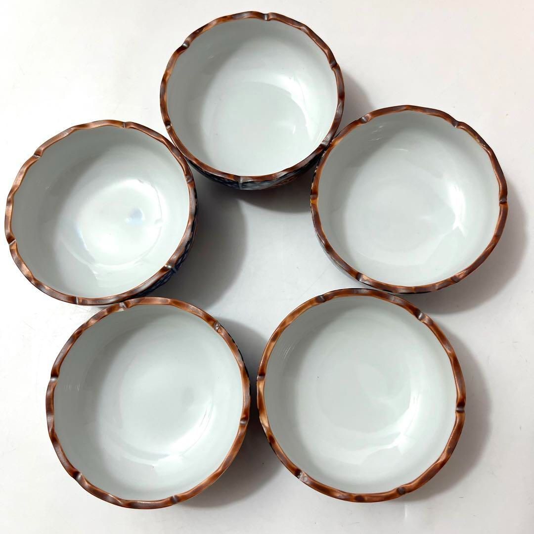 そ9【共箱付き】雅峯作 有田焼 刺身皿＆醤油皿ペア 5組揃 5客揃 木箱付 向付 そ9【共箱付き】雅峯作 有田焼 刺身皿＆醤油皿ペア 5組揃 5客揃