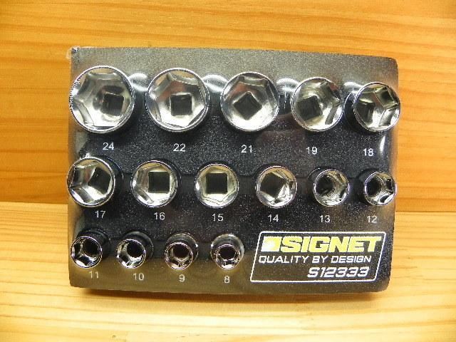 シグネット 3&frasl;8(9.5)sq EVA ソケットレンチ セット15点 *SIGNET