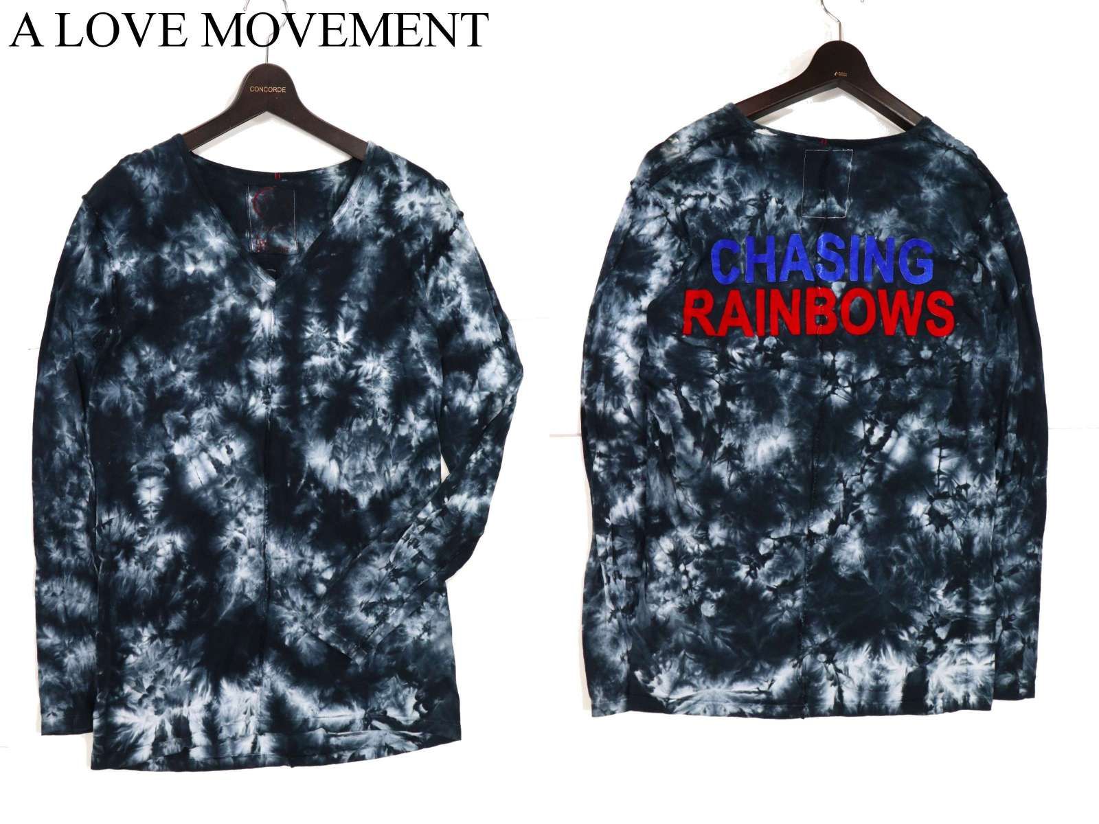 A LOVE MOVEMENT アラブムーブメント CHASING RAINBOWS☆ タイダイ染め 
