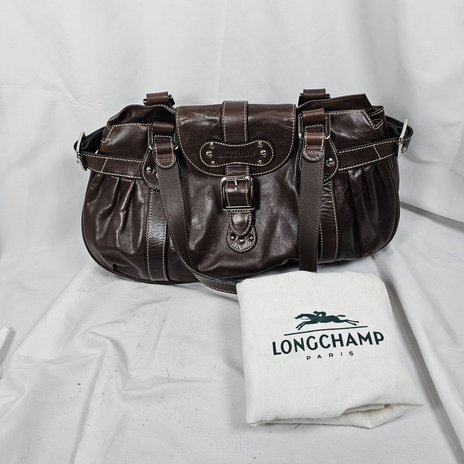 【極美品✨】ロンシャン カード ロゾ ハンドバッグ レザー キャメルブラウン LONGCHAMP ロンシャン ロゾ レザー ハンドバッグ ブラウン