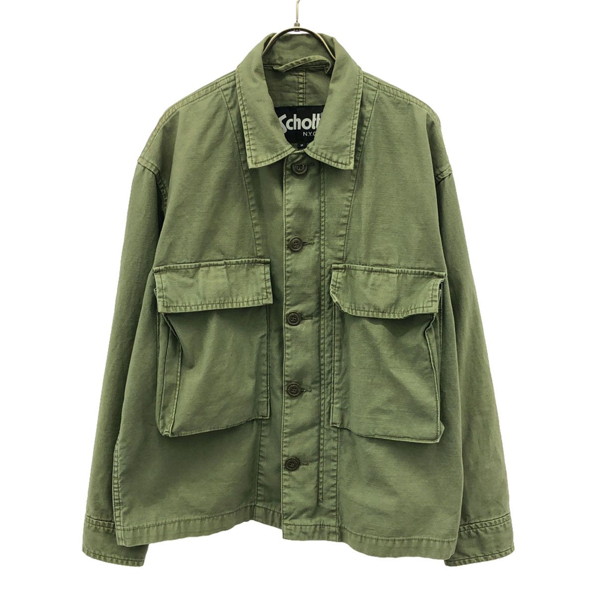 theory20SSミリタリージャケットカーキ 弱々し 