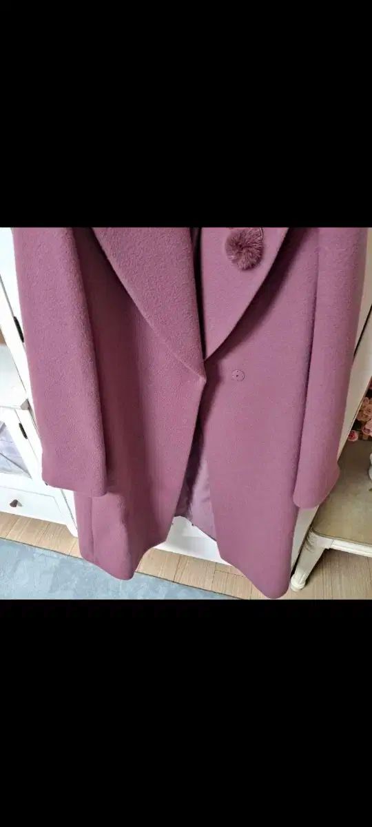 美品　cohina ヘリンボーンチェスターコート　ピンクベージュ 美品 cohina ヘリンボーンチェスターコート ピンクベージュ