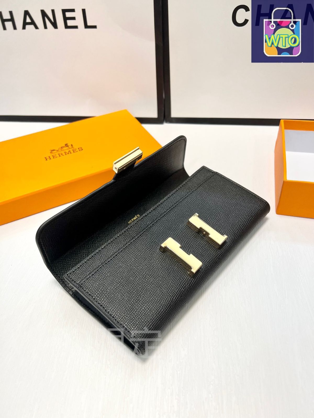 美品　エルメス　ゴリアテ　レザー　ブレスレット　スクエア　ブラック　箱付き 美品 エルメス ゴリアテ レザー ブレスレット スクエア ブラック